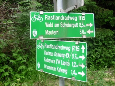 Rastlandradweg R15