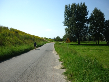 Straße nach Wołowice