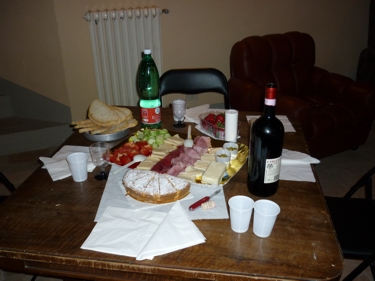 Abendessen im Rifugio