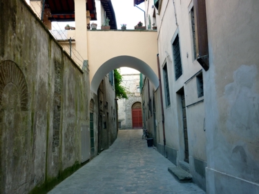 uliczka w Citta di Castello
