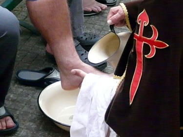 ceremonia mycia nóg