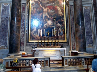 grób świętego Jana Pawła II